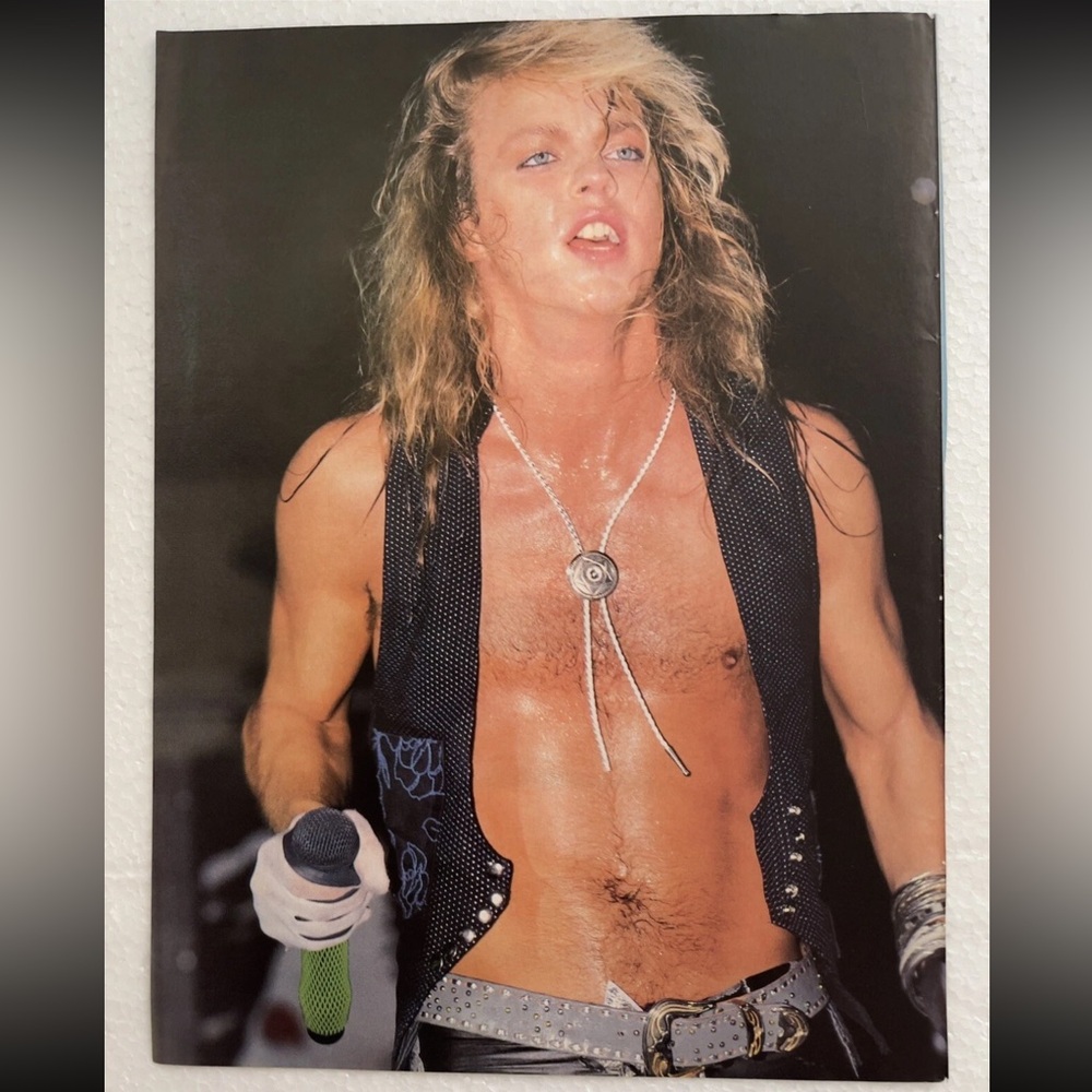 Vintage Poison Bret Michaels Pinup